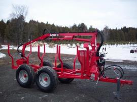 Tracteur et équipement METAVIC Chargeuse à bois année 2022